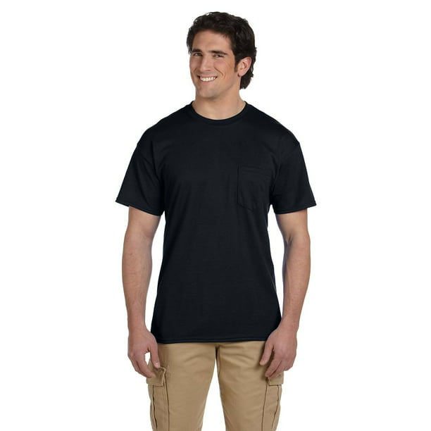XL Sand Gildan Mens Seamless Double Needle T-Shirt Pack of 5 